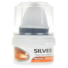 Крем для взуття "Silver" коричневий