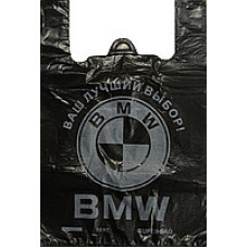 Пакет майка BMW 39*60 (черн.)50шт/уп