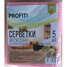 Серветки віскозні 30*36 (5 шт./пач.)