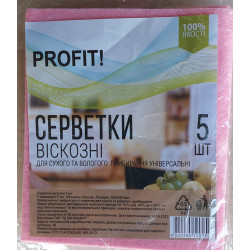 Серветки віскозні 30*36 (5 шт./пач.)