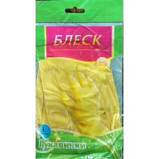 Рукавички господарські латексні,, *** L * км "Блиск"
