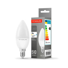 LED-лампа Titanum C37e 6Вт Е14 4100к