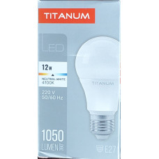 LED лампа Titanum А60 12Вт Е27 4100к