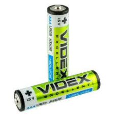 Батарейка Videx LR03 алкалайн(60шт/уп)